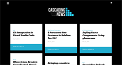 Desktop Screenshot of cascading-news.com